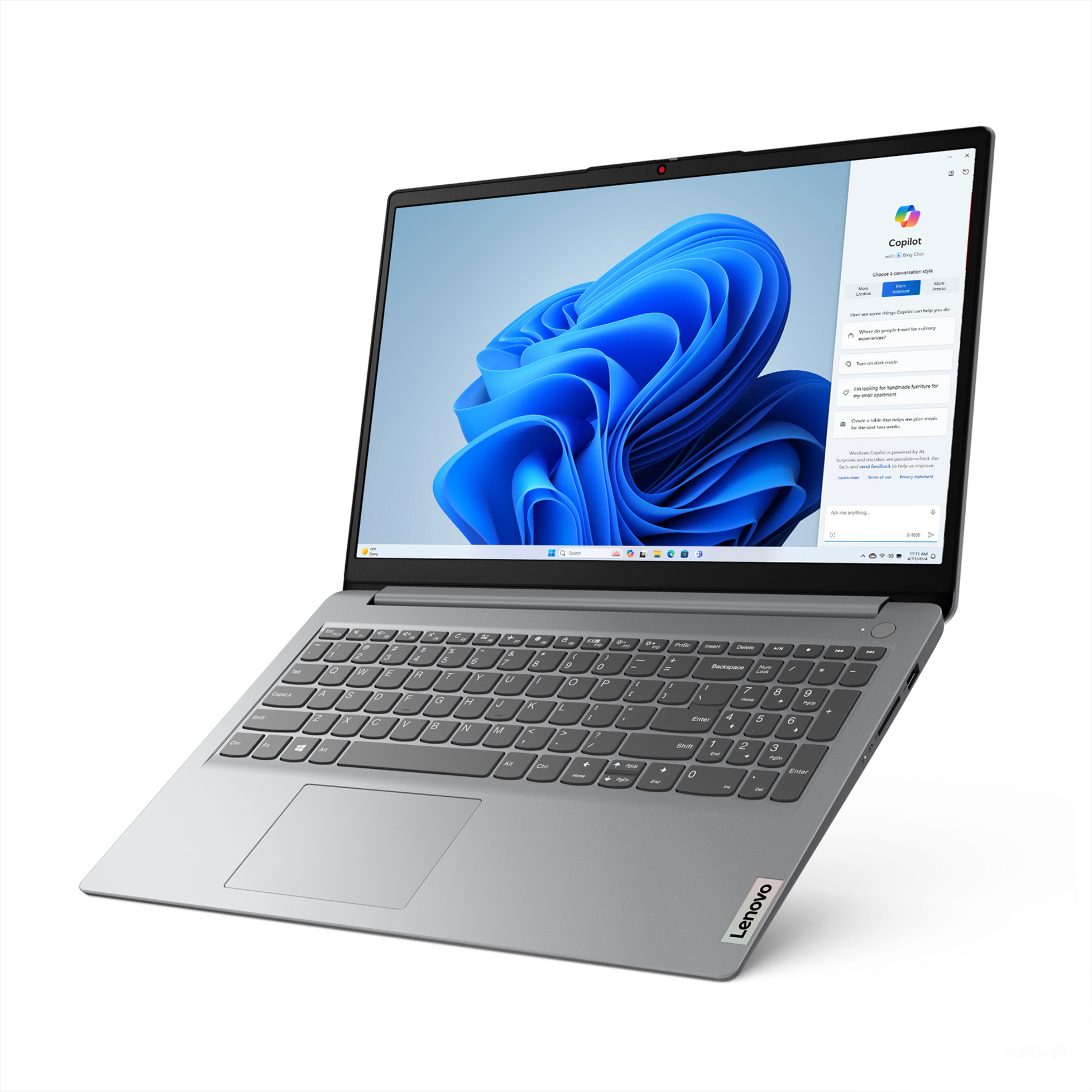 Lenovo IdeaPad1 | AMD Ryzen 5-7520U | 16GB RAM | 512GB SSD | Grey Notebook