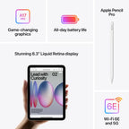 Apple iPad 8.3-inch A17 Pro 128GB Cellular Starlight