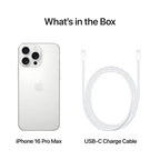 Apple iPhone 16 Pro Max  White Titanium 256GB Smartphone